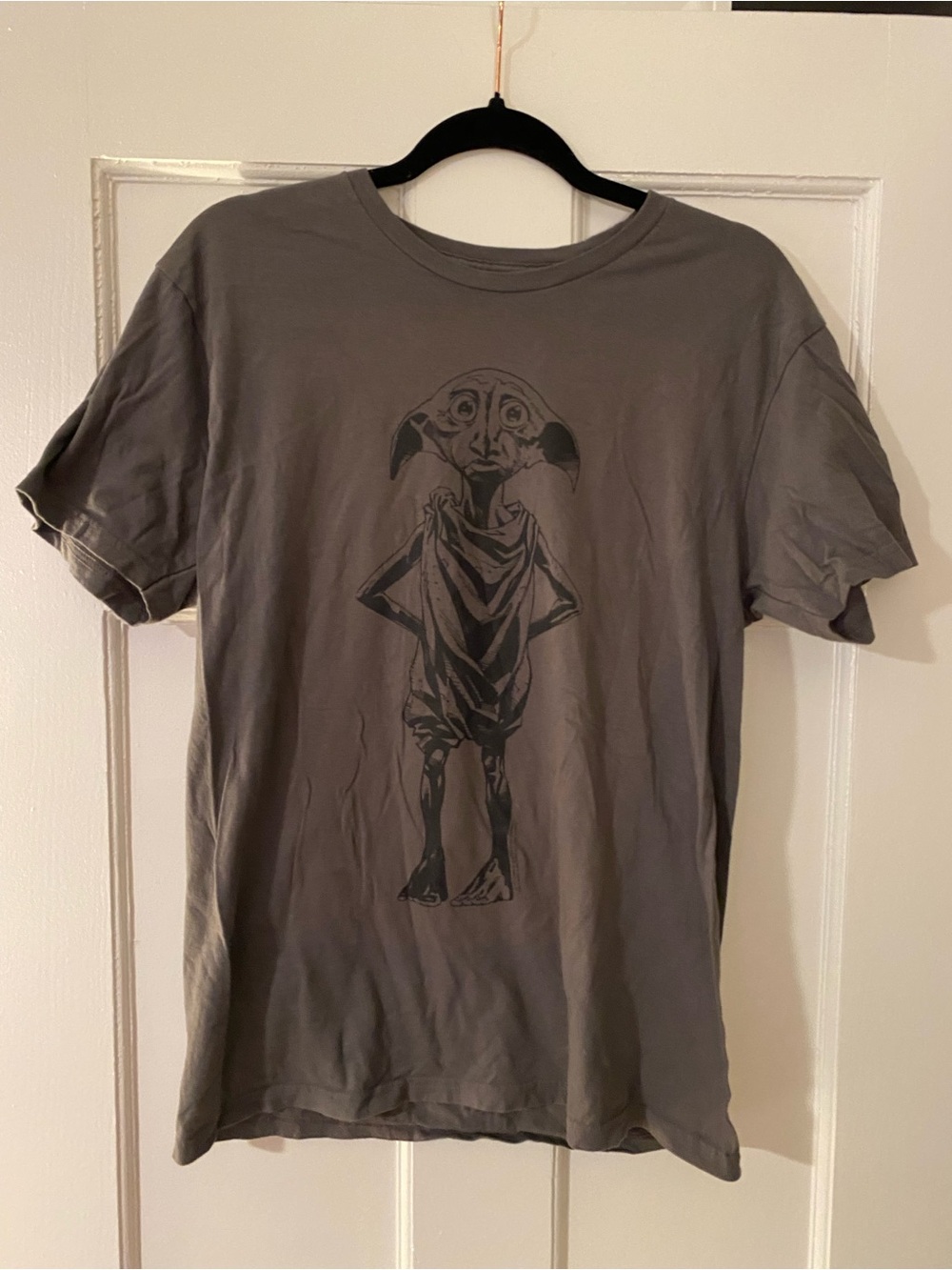 Gildan Gray Short Sleeve Tee with Monochrome Dobby-Inspired Graphic